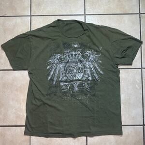 Y2K Apt. 9 Mens Size XL Green Graphic T-Shirt Grunge Goth Skater